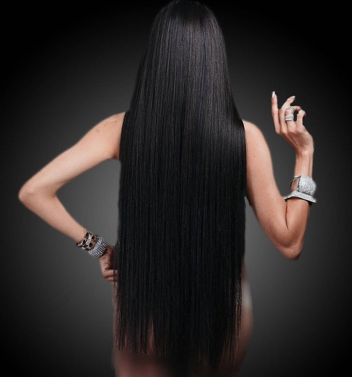 Straight HD 100% Human Hair, Natural Black Wig