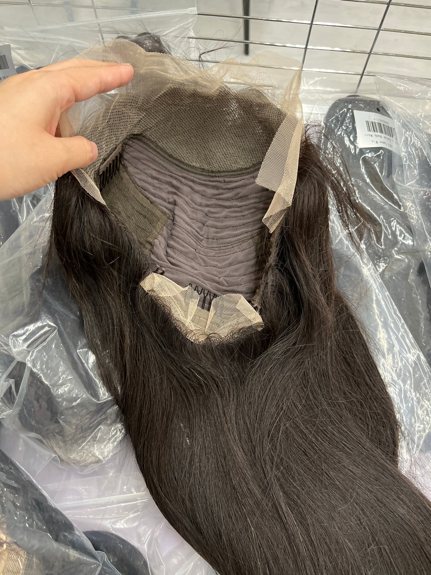 Straight HD 100% Human Hair, Natural Black Wig